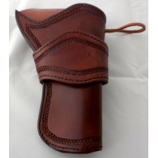 Handmade Eldorado Holster Rope Design Border Stamp in Medium Brown RH:
